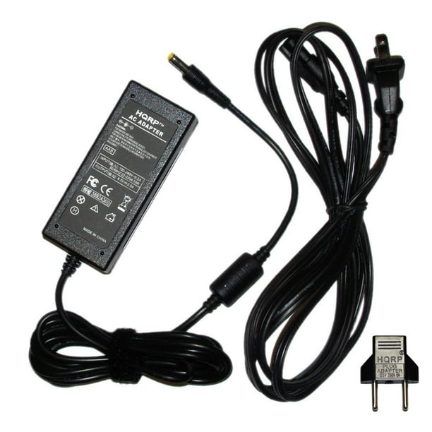 Euro Plug Adapter HQRP AC Adapter Compatible with Tripp Lite U225-004-R U360-412 U222-010-R USB Hub Power Supply Cord 